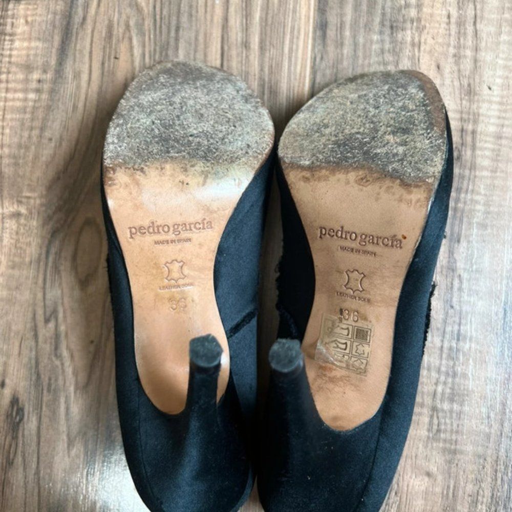 Pedro Garcia Espana size 36 black heels - Picture 5 of 6